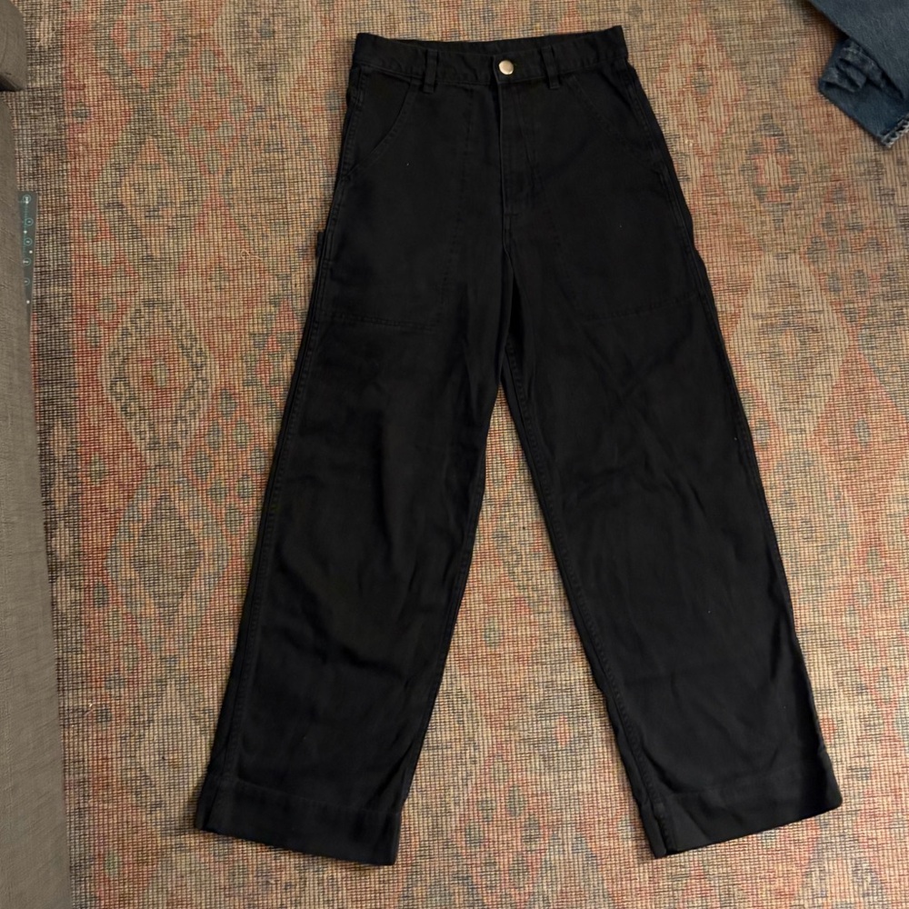 Curator SF black painter pants XS